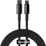 Baseus Tungsten Gold Fast Charging Data Cable Type-C to Lightning PD 20 W 2 m Black - Dátový kábel