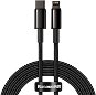 Baseus Tungsten Gold Fast Charging Data Cable Type-C to Lightning PD 20 W 2 m Black - Dátový kábel
