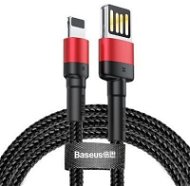 Baseus Cafule Lightning Cable Special Edition 2.4A 1M Red+Black - Adatkábel