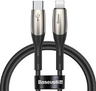 Baseus Horizontal Data Cable Type-C to Lightning PD, 20W, 1m, Black - Data Cable