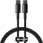 Baseus Tungsten Gold Fast Charging Data Cable Type-C (USB-C) 100W 1m Black - Datový kabel