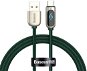 Baseus Display Fast Charging Data Cable USB to Type-C 5A 1m Green - Data Cable