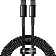 Baseus Tungsten Gold Fast Charging Data Cable Type-C (USB-C) 100W 2m Black - Adatkábel
