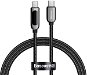 Baseus Display Fast Charging Data Cable Type-C to Type-C 100W 1m Black - Data Cable