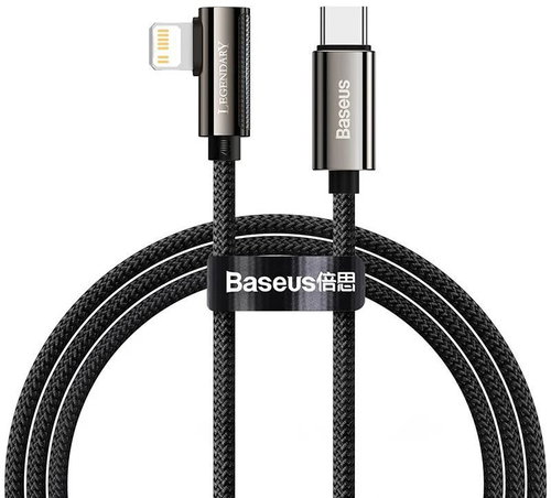 Baseus Elbow Fast Charging Data Cable Type-C to iP PD 20W 2m Black - Datenkabel - Hauptbild