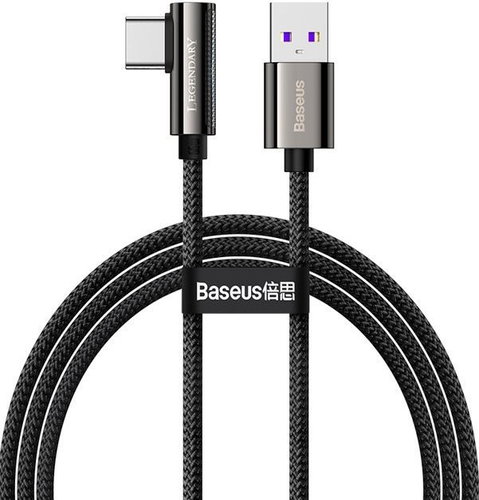 Baseus Elbow Fast Charging Data Cable USB to Type-C 66W 2m Black - Datenkabel - Hauptbild
