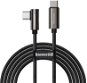 Baseus Elbow Fast Charging Data Cable Type-C to Type-C 100 W 1 m Black - Dátový kábel