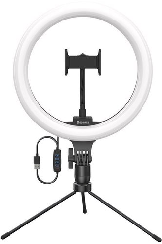 Baseus Live Stream Holder Ring Light Selfie Tripod Black - Fotolicht - Hauptbild