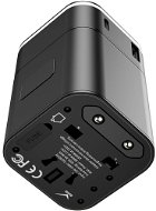 Baseus cserélhető 2 az 1-ben univerzális utazási adapter PPS Quick Charger Edition fekete - Utazó adapter