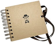 BALOUŠEK Printing Scrapbook Mini, 130 × 130 mm, Gentleman - Photo Album