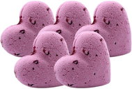 Šumivé bomby 80g - Srdce - Ylang & Růže - 5ks - Bath bomb