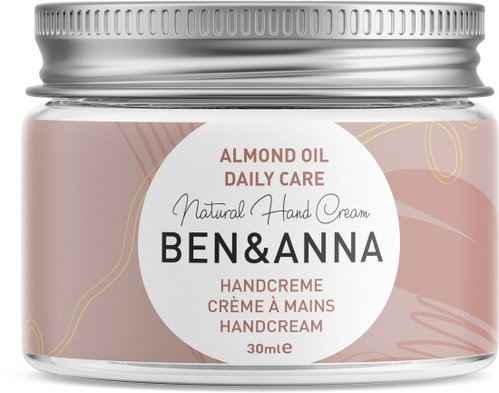 Ben & Anna Krém na ruce s mandlovým olejem, 30 g - Hand Cream - Main image