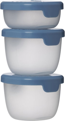 b.box Snack Tubs Box-Set, 3 Stück, blau - Dosen-Set - Hauptbild