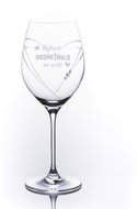 B. BOHEMIAN Wine glass NEJLEPŠÍ MAMINKA 470 ml 1 pc (cz) - Glass