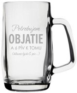 B.BOHEMIAN Džbánik na pivo 0,5 l OBJATIE (sk) - Pohár