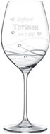 B. BOHEMIAN Wine glass NEJLEPÍ TATÍNEK 470 ml 1 pc (cz) - Glass