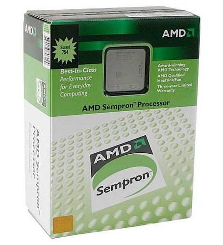 AMD K8 Sempron 2600+ HT Palermo BOX socket 754 - CPU - Main image