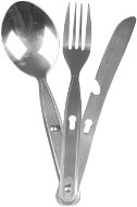 Bo-Camp Cutlery set 3 pieces for 1 Person Stainless Steel - Kempingový riad