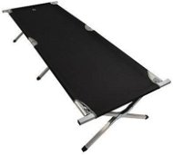 Bo-Camp Cross-legged bed XL aluminum black - Deck Chair