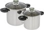 Bo-Camp Cookware set Elegance Compact 2 Stainless steel - Kempingový riad