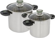 Bo-Camp Cookware set Elegance Compact 2 Stainless steel - Kemping edény