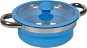 Bo-Camp Silicone Foldable Pan with Lid Blue - Fazék