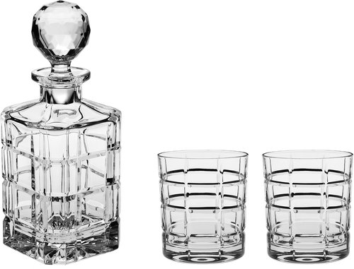 BOHEMIA CRYSTAL TIMESQUARE Whiskey-Set - 3-teilig - Whisky-Set - Hauptbild