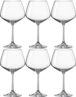 Crystalex Red wine glasses 580 ml GISELLE 6pcs - Glass