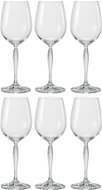 BOHEMIA CRYSTAL White Wine Glass 340ml KEIRA 6 pcs - Glass Set