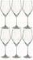 Crystalex Red wine glasses 560ml JANE 6pcs - Glass