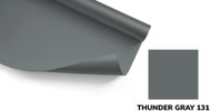 BD Backgrounds Photography Backdrop 2.72 × 11 m THUNDER GRAY, Dark Grey Paper Roll - Photo Background