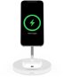 Belkin BOOST CHARGE PRO MagSafe 2in1 Wireless Charging for iPhone/AirPods, White - MagSafe Wireless Charger