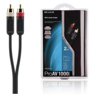 Belkin propojovací 2xRCA/2xRCA - ProAV 1000 Series -4M - Dátový kábel - Hlavný obrázok