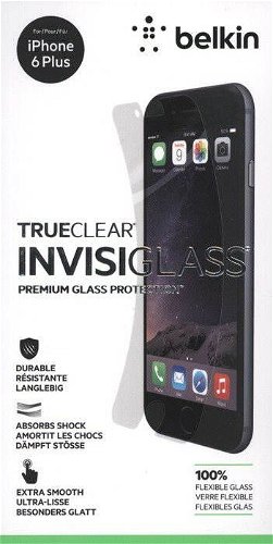 Belkin TrueClear InvisiGlass for iPhone 6 Plus and iPhone 6s Plus - Glass  Screen Protector