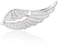 BEALIO 14281 Stříbrná brož Andělské křídlo 34,5 × 14 mm (Ag 925/1000, 3,65 g) - Brooch
