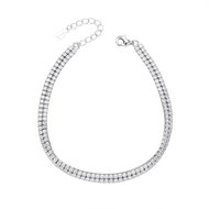 BEALIO 14496 Stříbrný náramek Tenisový 2 linky 4,5 mm (Ag 925/1000, 7,14 g) - Bracelet