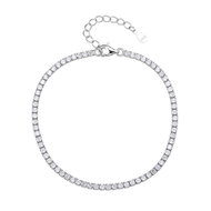 BEALIO 14495 Stříbrný náramek Tenisový 1 linka 2,5 mm (Ag 925/1000, 3,86 g) - Bracelet