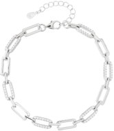 BEALIO 13919 Stříbrný náramek Paperclip (Ag 925/1000, 7,43 g) - Bracelet