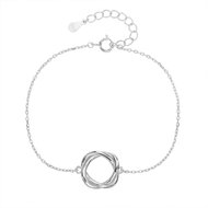 BEALIO 13992 Stříbrný náramek Propletení (Ag 925/1000, 1,93 g) - Bracelet