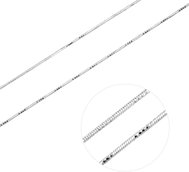 BEALIO 01881 Stříbrný řetízek Strunka broušený osmihran 42 cm (Ag 925/1000, 1,96 g) - Chain Necklace