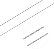 BEALIO 01164 Stříbrný řetízek Strunka broušená 45 cm (Ag 925/1000, 4,07 g) - Chain Necklace