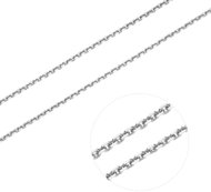 BEALIO 01241 Stříbrný řetízek Anker 2 mm 85 cm (Ag 925/1000, 4,42 g) - Chain Necklace