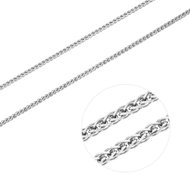BEALIO 01253 Stříbrný řetízek Spiga hrana 42 cm (Ag 925/1000, 4,72 g) - Chain Necklace