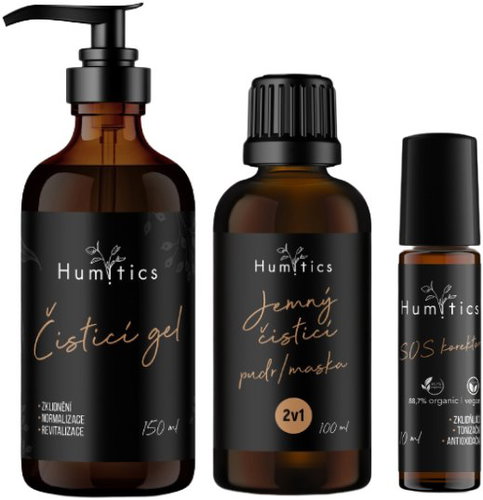 Humitics Set 2+1 - cleansing gel, powder and concealer - Cosmetic Set - Main image