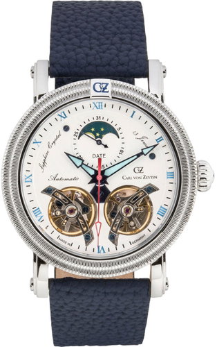 Carl von Zeyten CVZ0085WHS Mens Watch Schauinsland Automatic Limited 46 mm 5 ATM - Watch - Main image