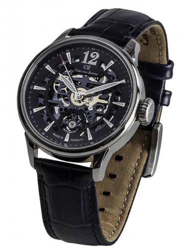 Carl von Zeyten CVZ0051BL Mens Watch Enz Automatic 40 mm 5 ATM - Watch - Main image