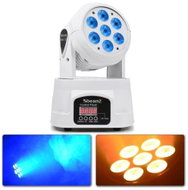 BeamZ MHL74 Mini otočná hlava 7 × 10 W LED, Bílá barva - Lighting Effect