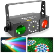BeamZ Terminator IV LED Double Moon s laserem a stroboskopem - Lighting Effect