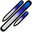 Coloured glass nail files R-BMS04