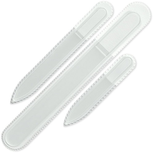 Mont Bleu Set of 3 clear glass nail files T-BMS - Nail File - Main image